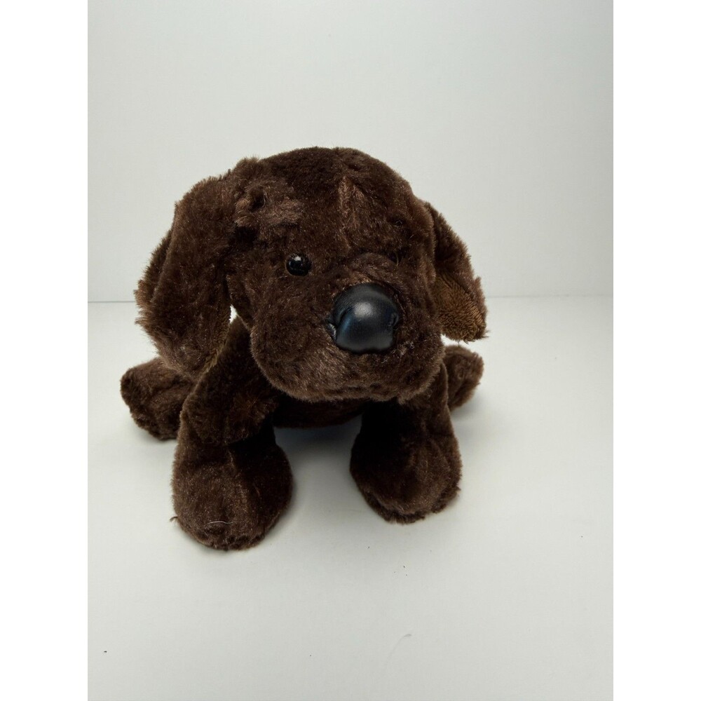 Ganz Webkinz Chocolate Labrador Brown Dog Plush Stuffed Animal Magic W 8"